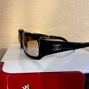 Vintage CHANEL Swarovski Crystal Sunglasses